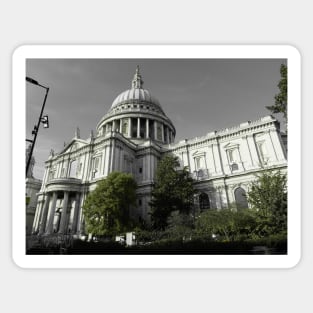 St Paul’s Cathedral and greenery Sticker